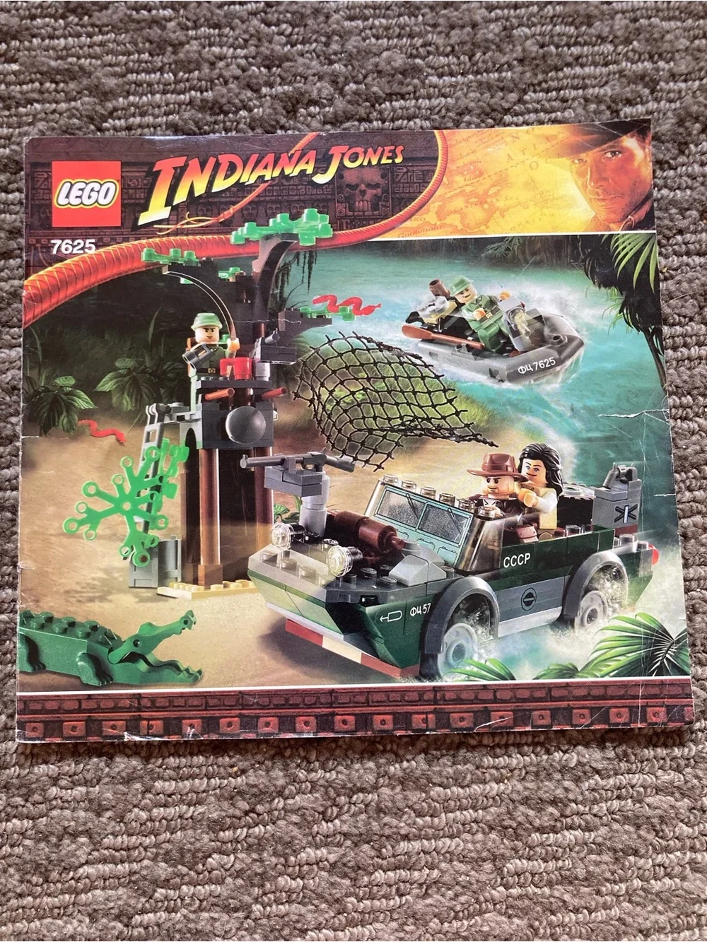 Lego Indiana Jones 7625 Instruction manual booklet book